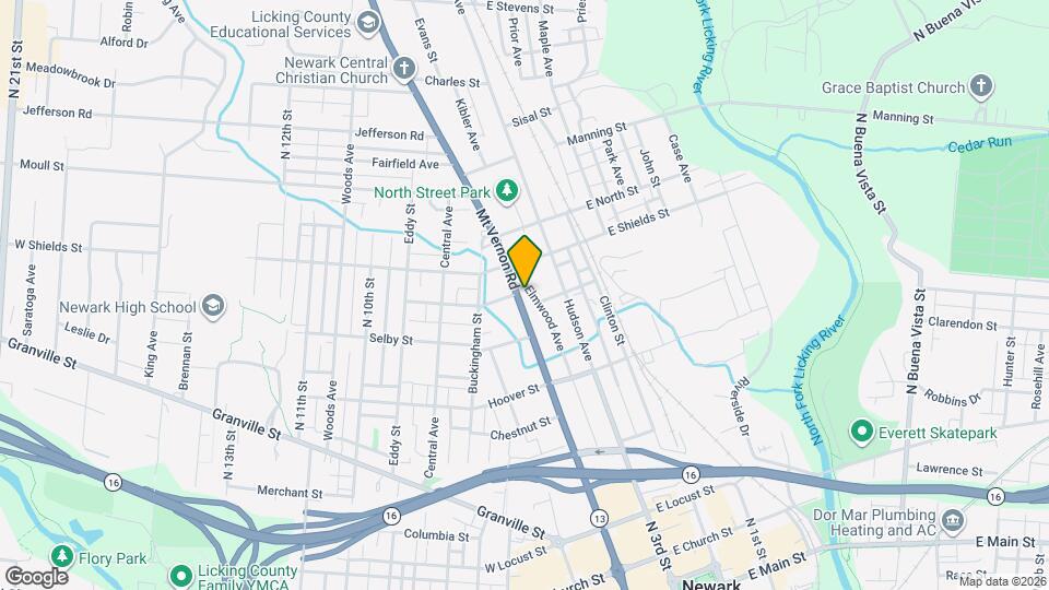 334 Mt Vernon Rd Map and Location Details
