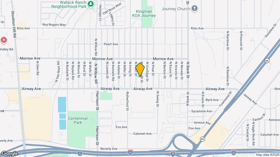 3541 N Roosevelt St, Unit Apt A Map and Location Details