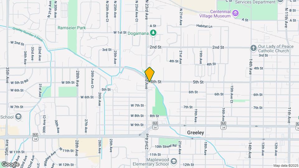 500 23rd Ave Map and Location Details