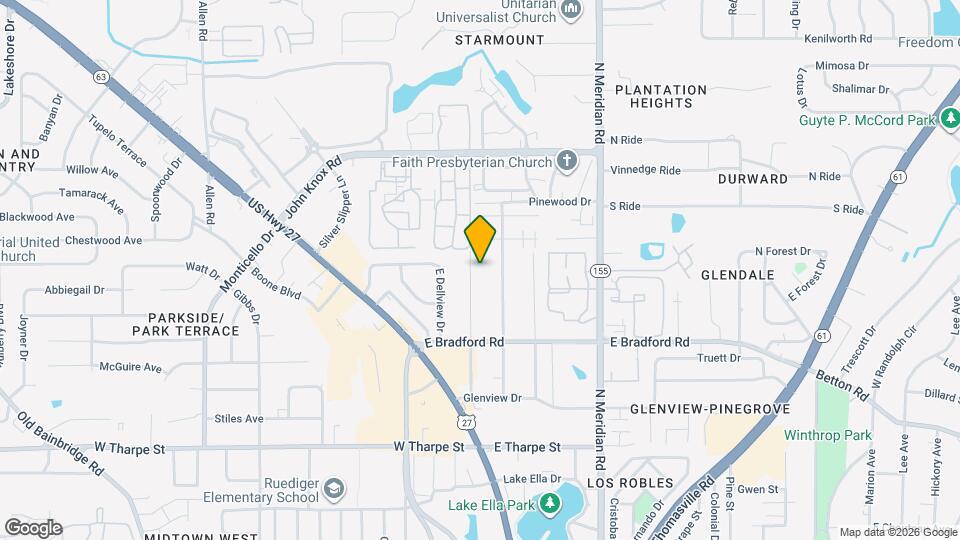 2073 Hollywood Dr Map and Location Details