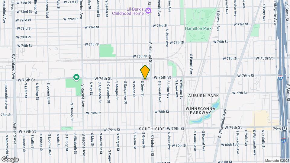 7611 S Green St Mapa y Detalles de la Ubicación
