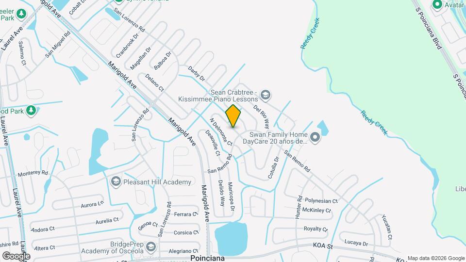 661 N Delmonte Ct Mapa y Detalles de la Ubicación
