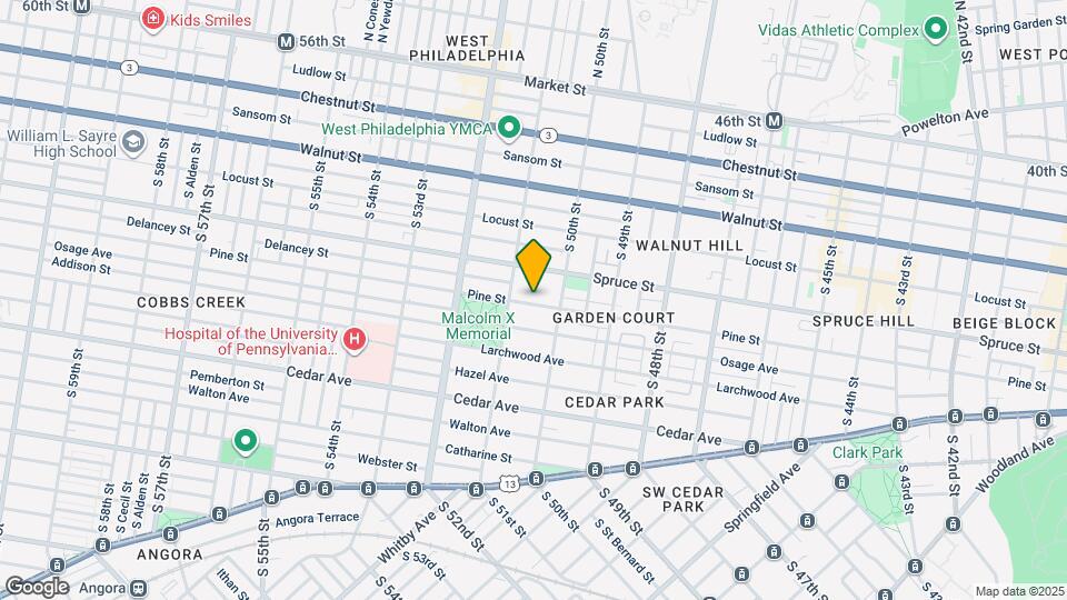 5021 Pine St Map and Location Details