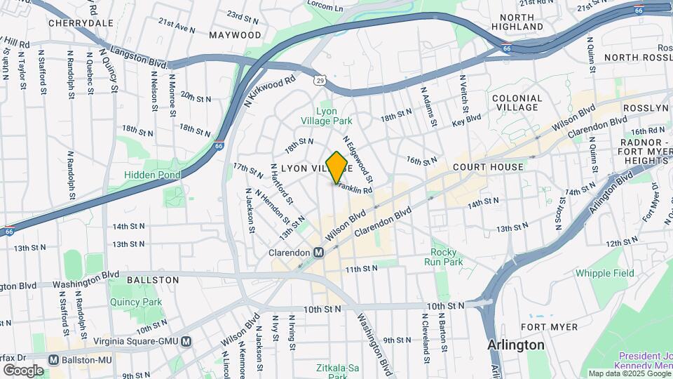 1613 N Garfield St Map and Location Details