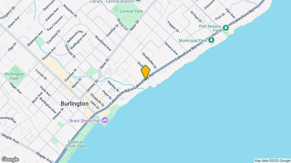 2170 Lakeshore Rd. Map and Location Details