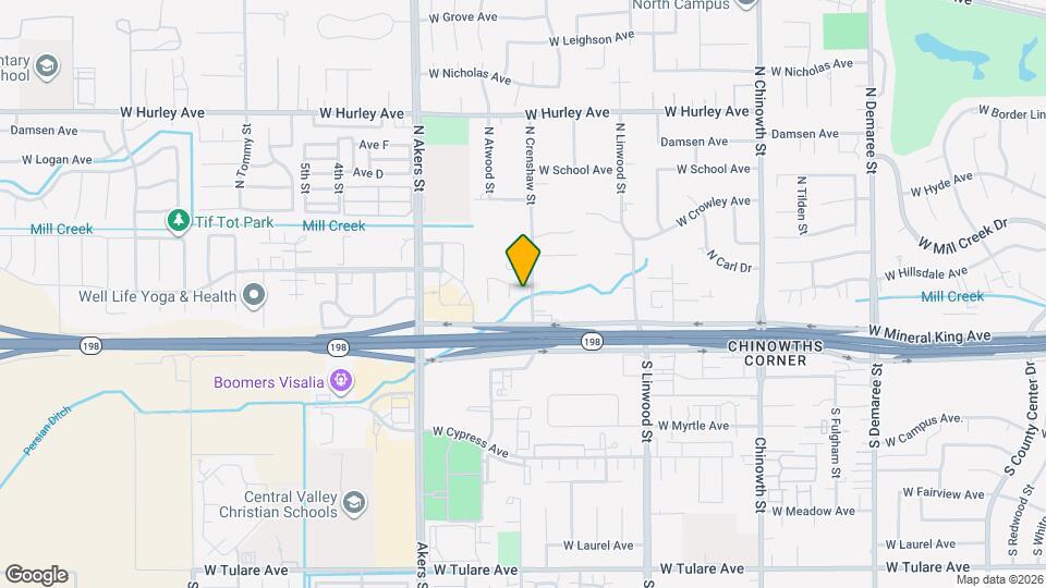4911 W Hillsdale Ave Map and Location Details