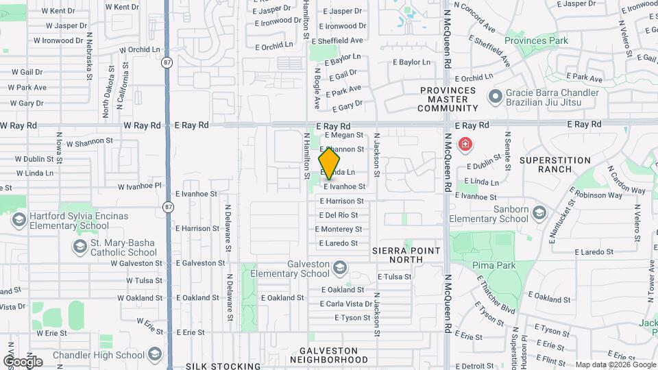 628 E Ivanhoe St Map and Location Details