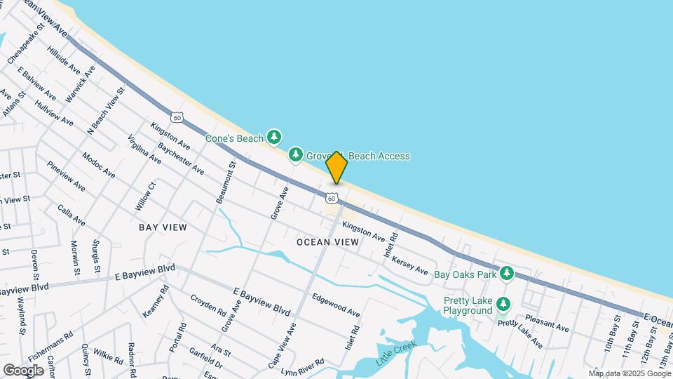 1866 E Ocean View Ave Map and Location Details