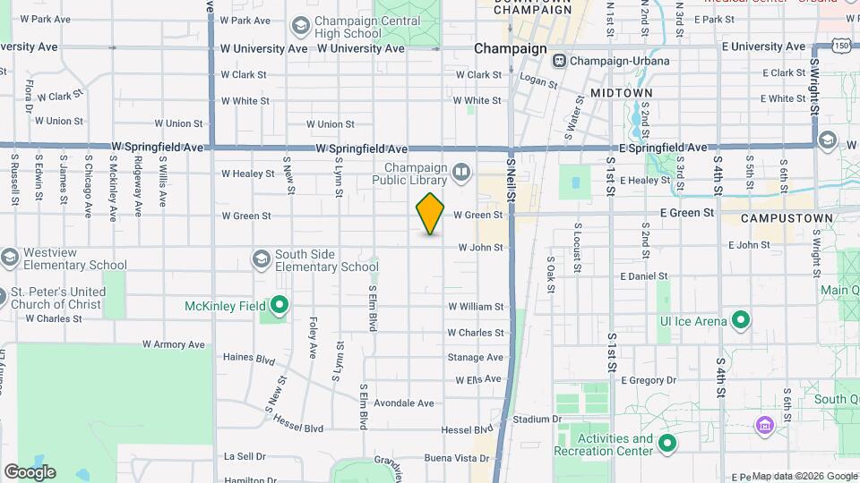 306 W John St Map and Location Details