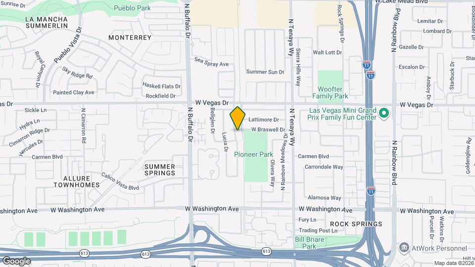 1360 Pacific Terrace Dr Map and Location Details