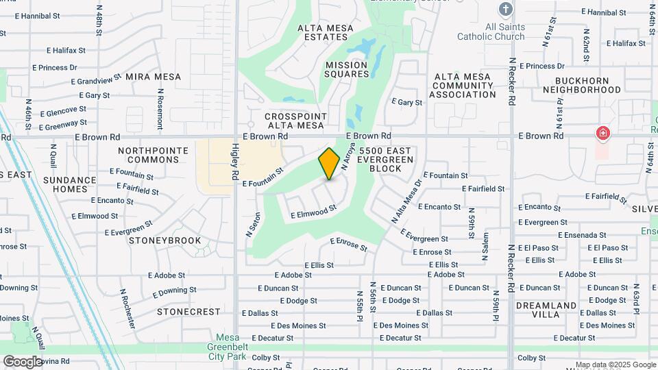 5455 E Fairfield St Map and Location Details