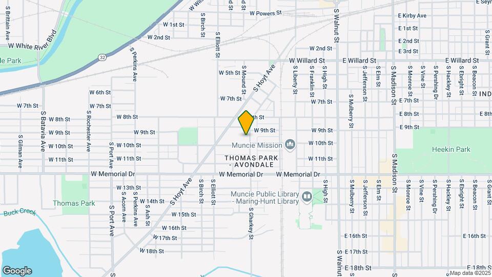 1609 S Gharkey St Map and Location Details