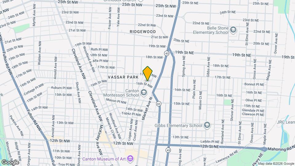 1602 Logan Ave NW Map and Location Details