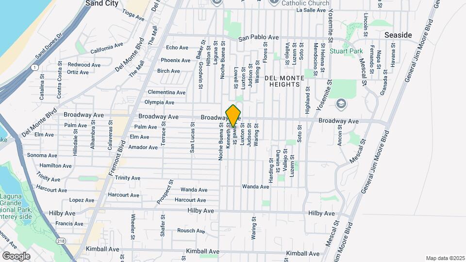 1537 Lowell St Map and Location Details