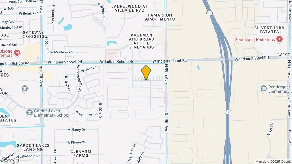 3817 N 100th Dr Map and Location Details