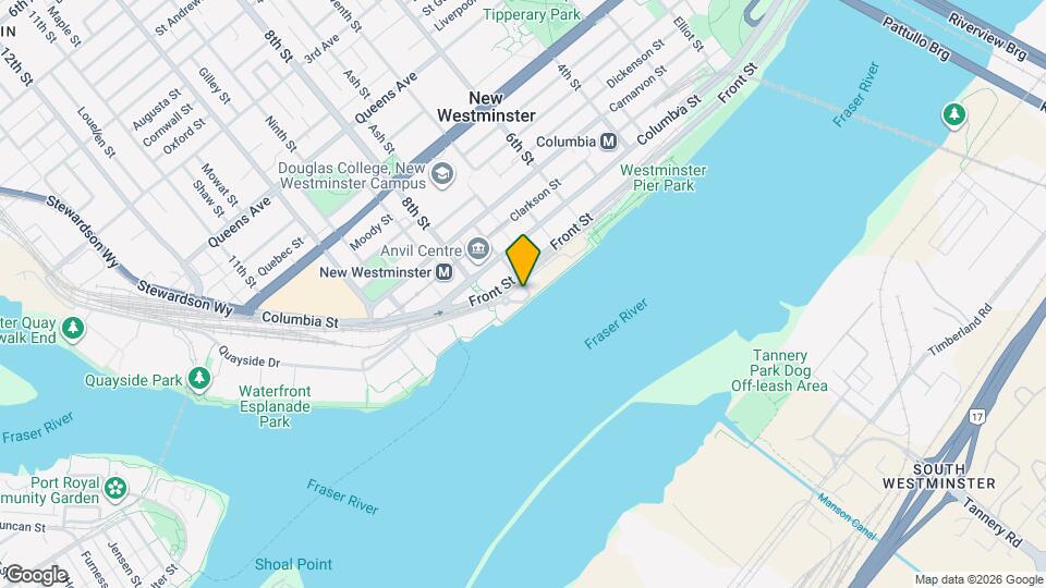 Pier West Map and Location Details