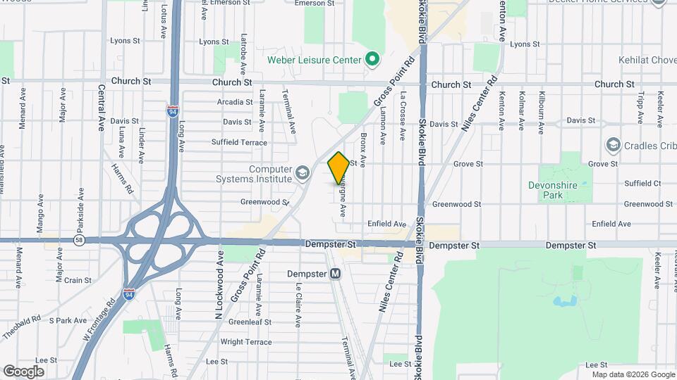 8918 Lavergne Ave, Unit 1 Mapa y Detalles de la Ubicación