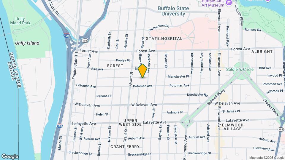 177 Garner Ave Map and Location Details