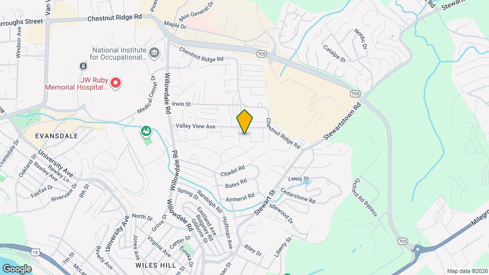 1108 Valley View Ave Map and Location Details