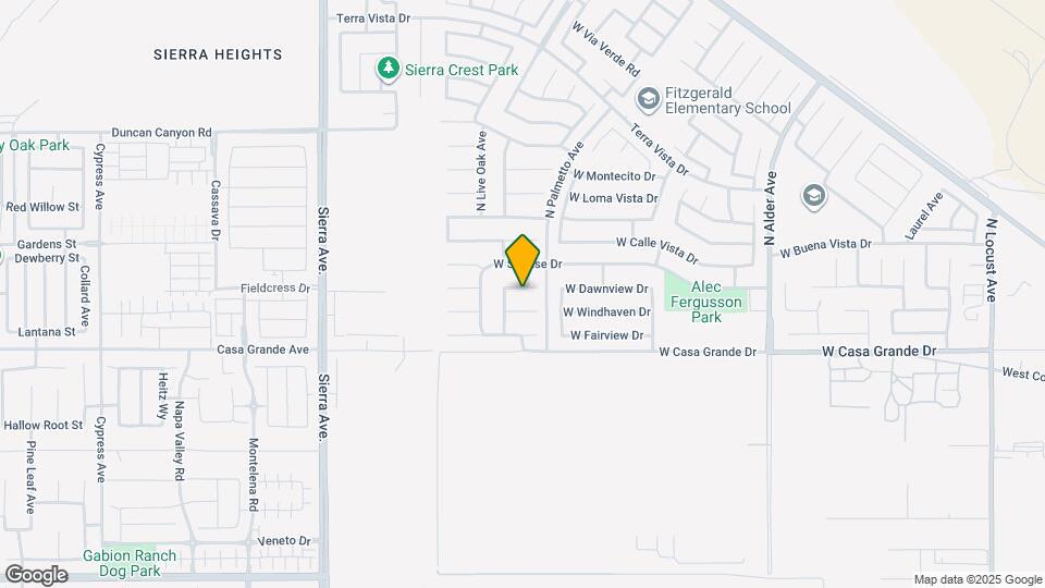 2731 W Dawnview Dr Map and Location Details