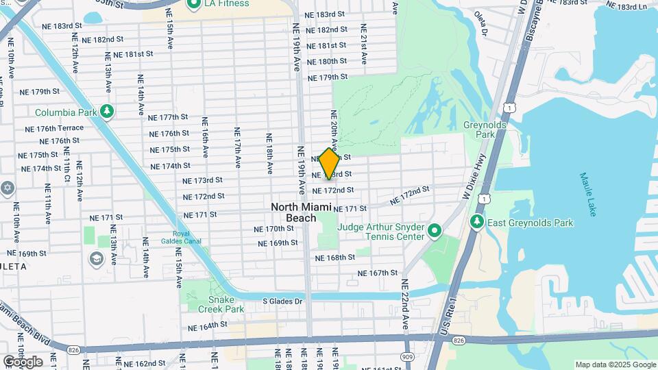 1985 NE 172nd St Map and Location Details
