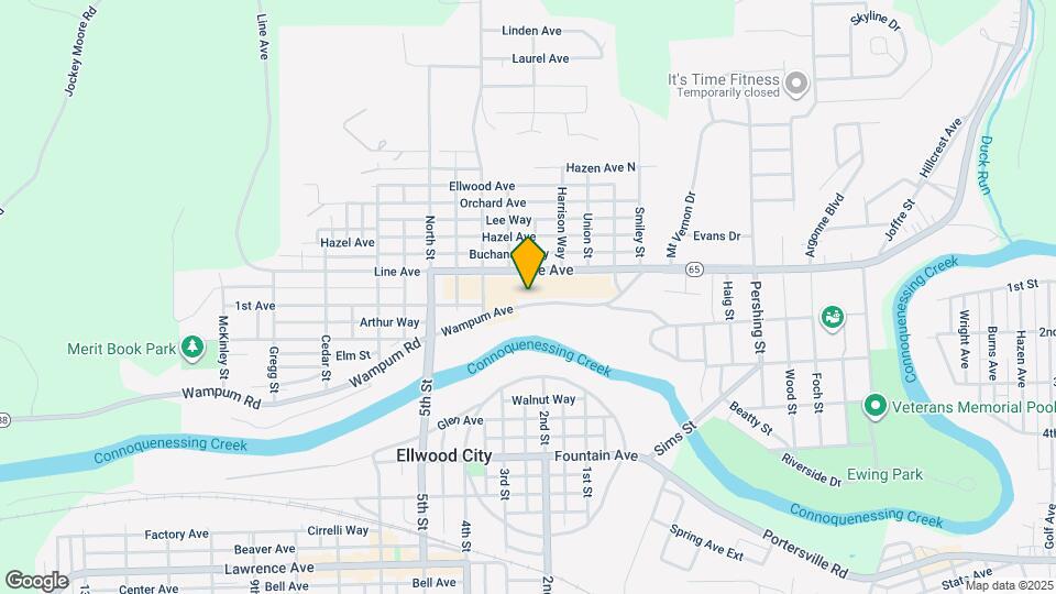 300 Wampum Ave Map and Location Details