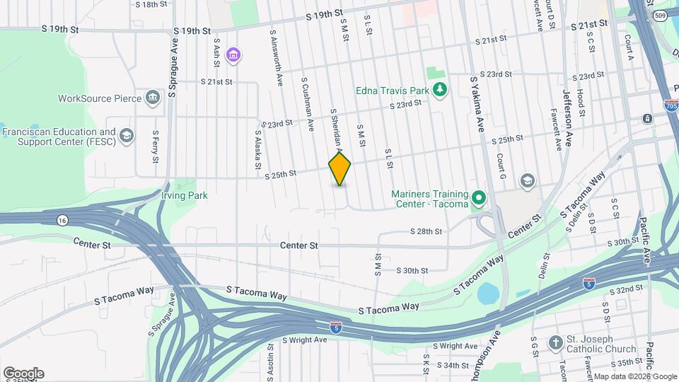 2526 S Sheridan Ave Map and Location Details