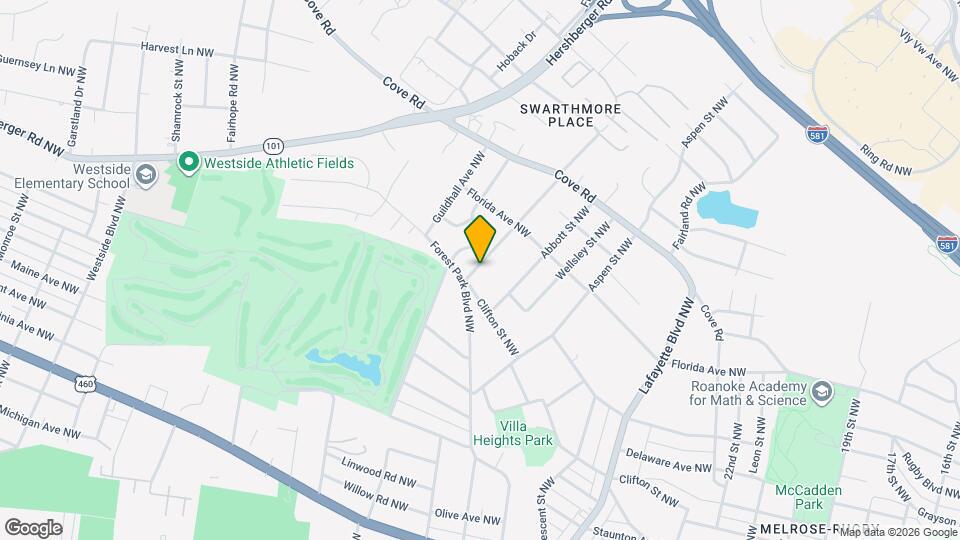 1415 Fresno St NW Map and Location Details