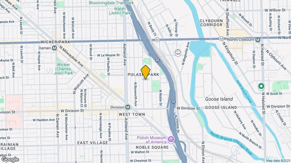 1339 N Greenview Ave Map and Location Details