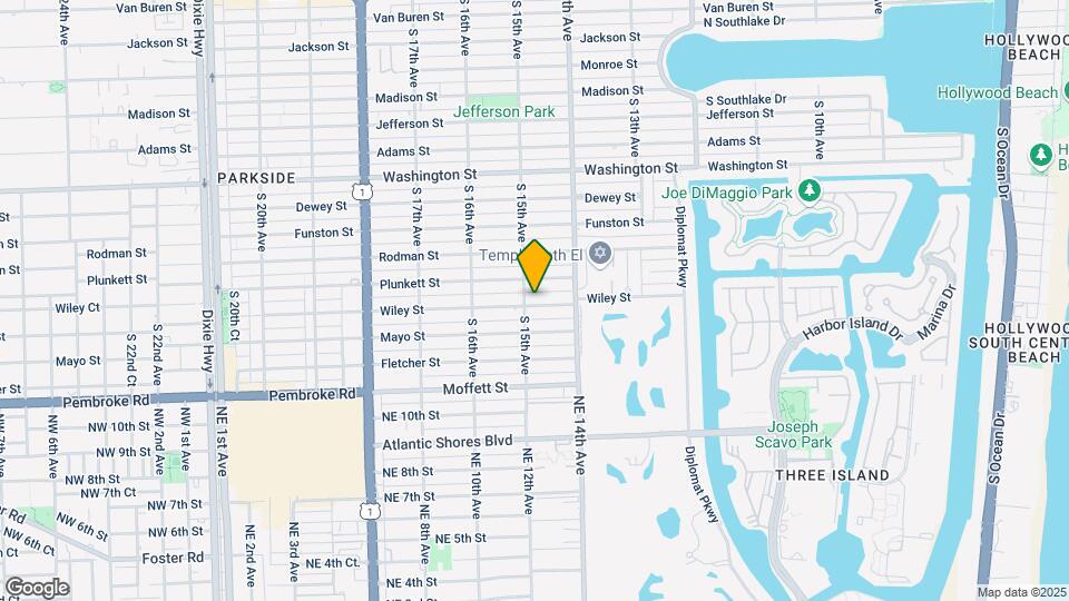 1435 Wiley St Map and Location Details