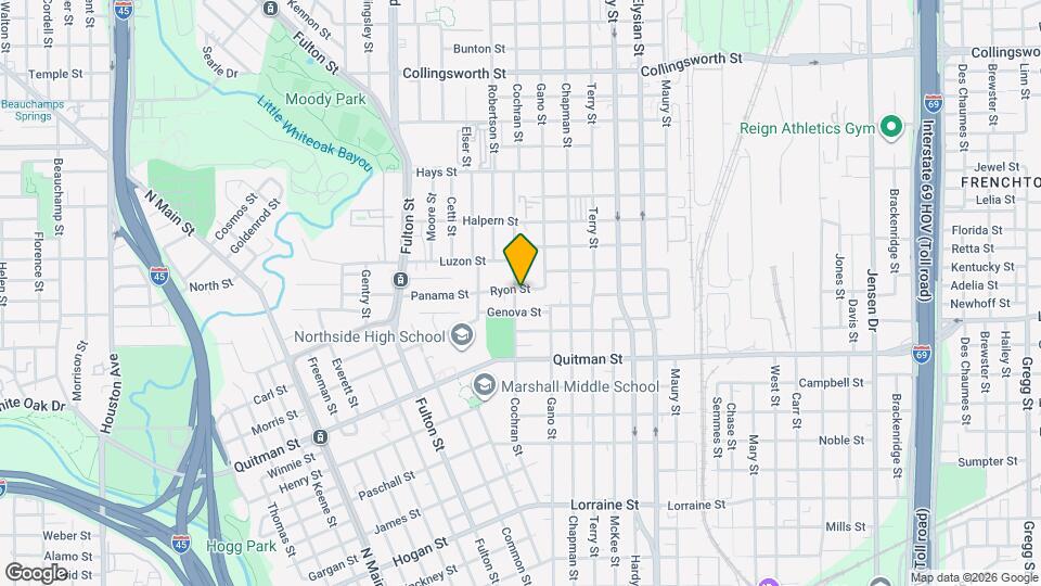 2610 Cochran St Map and Location Details