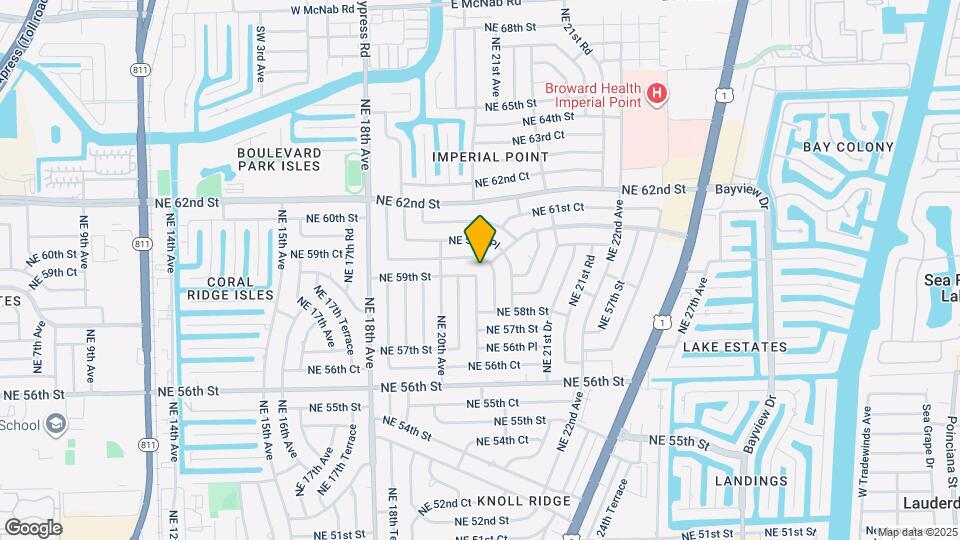 5910 NE 21st Ave Mapa y Detalles de la Ubicación