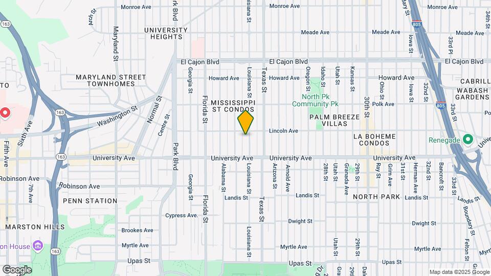 3966-3972 Louisiana St Mapa y Detalles de la Ubicación