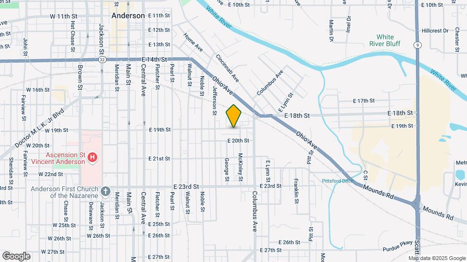 815-821 E 19th St Map and Location Details