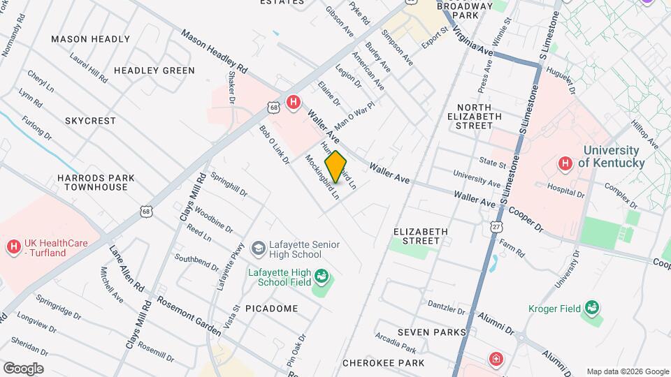 313 Mockingbird Ln Map and Location Details