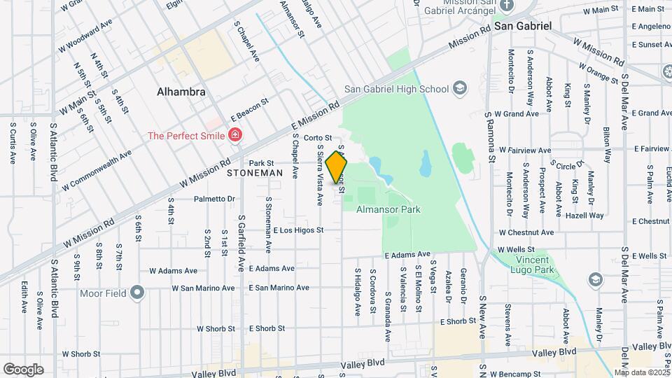 737 N Almansor St Map and Location Details