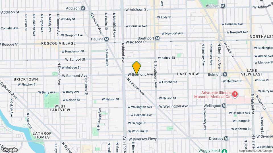 1501 W Belmont Ave Mapa y Detalles de la Ubicación