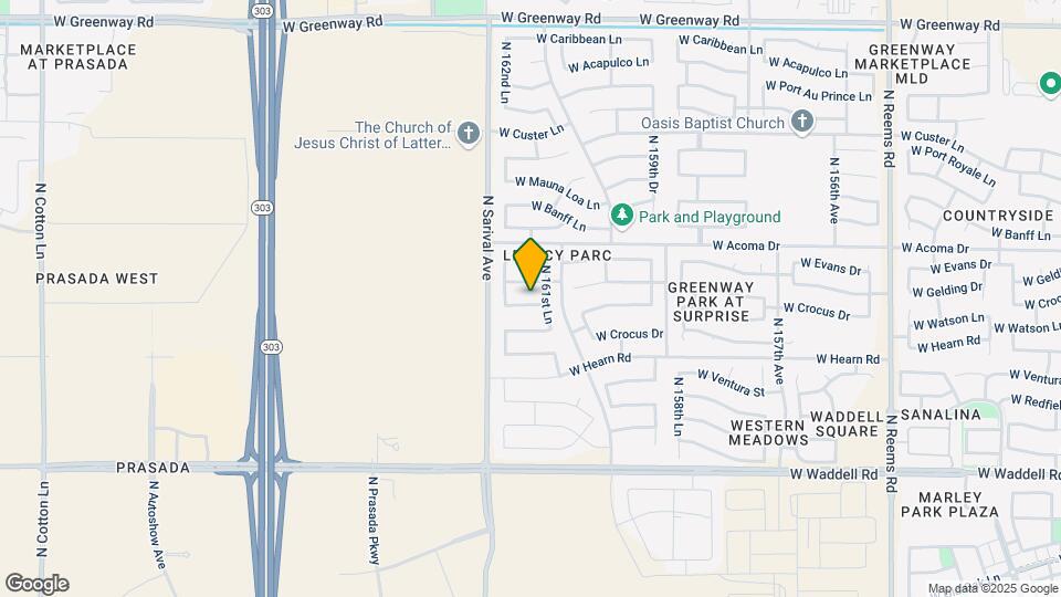 16190 W Winchcomb Dr Map and Location Details