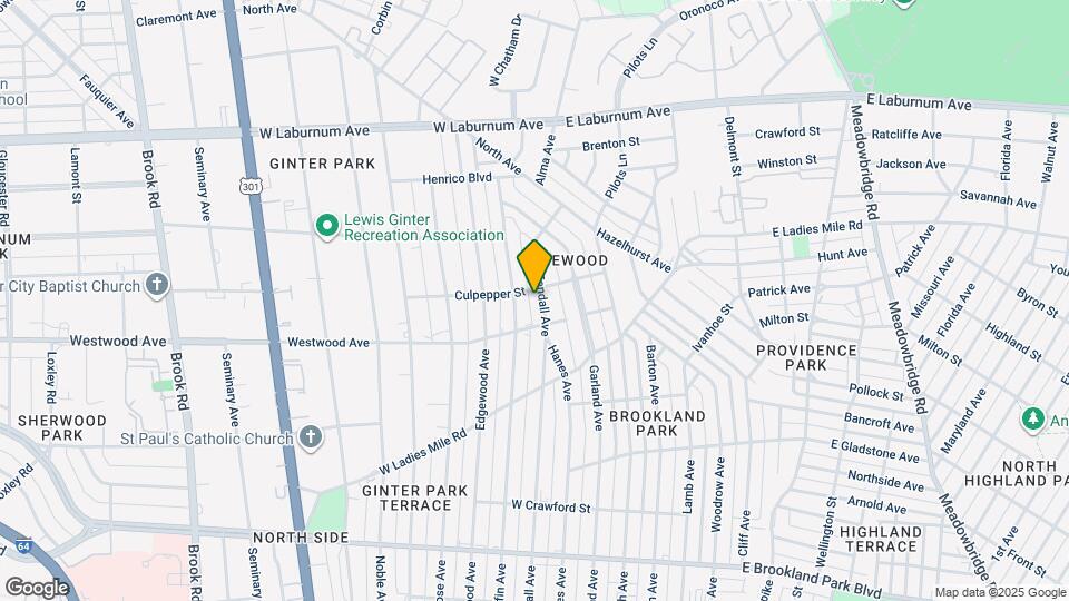 3408 Fendall Ave Mapa y Detalles de la Ubicación