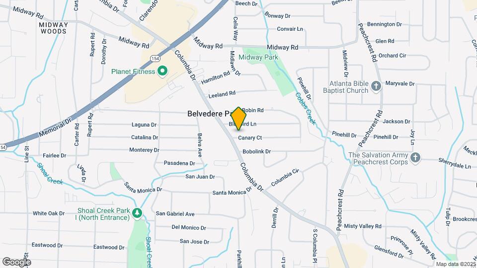 3128 Canary Ct Map and Location Details