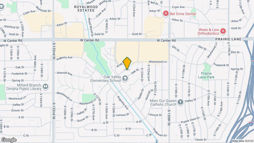 12429 Westwood Ln Map and Location Details
