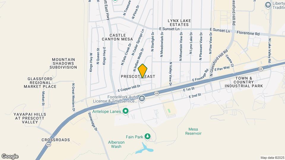 2755 N Superstition Ln Map and Location Details