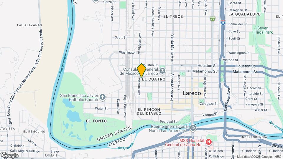 1912 Hidalgo St Map and Location Details