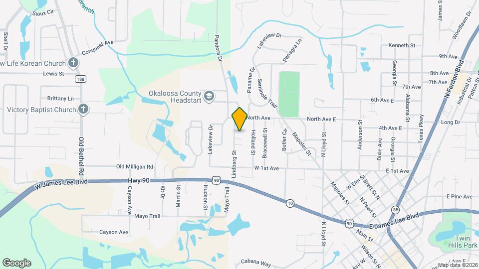 265 Lindberg St Map and Location Details