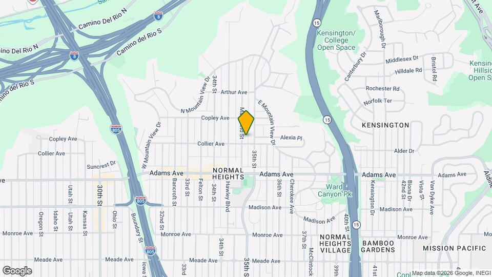 4813 Mansfield St Map and Location Details