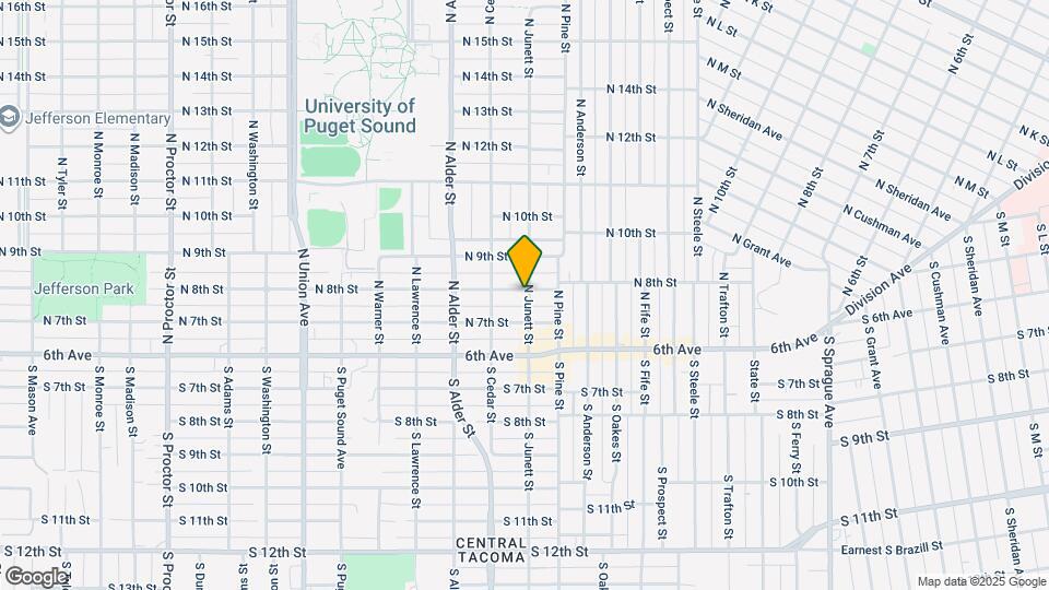 718 N Junett St Map and Location Details