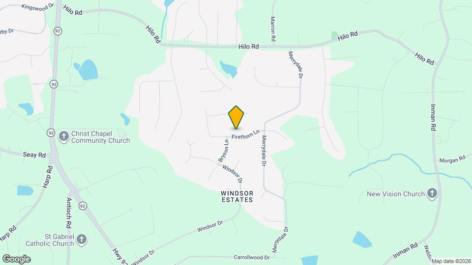135 Firethorn Ln Map and Location Details