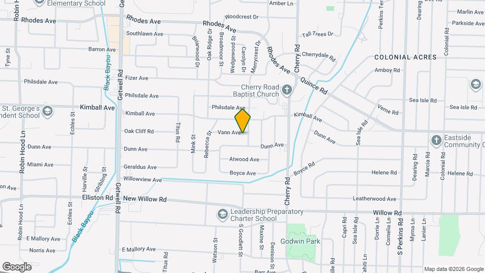 4243 Vann Ave Map and Location Details