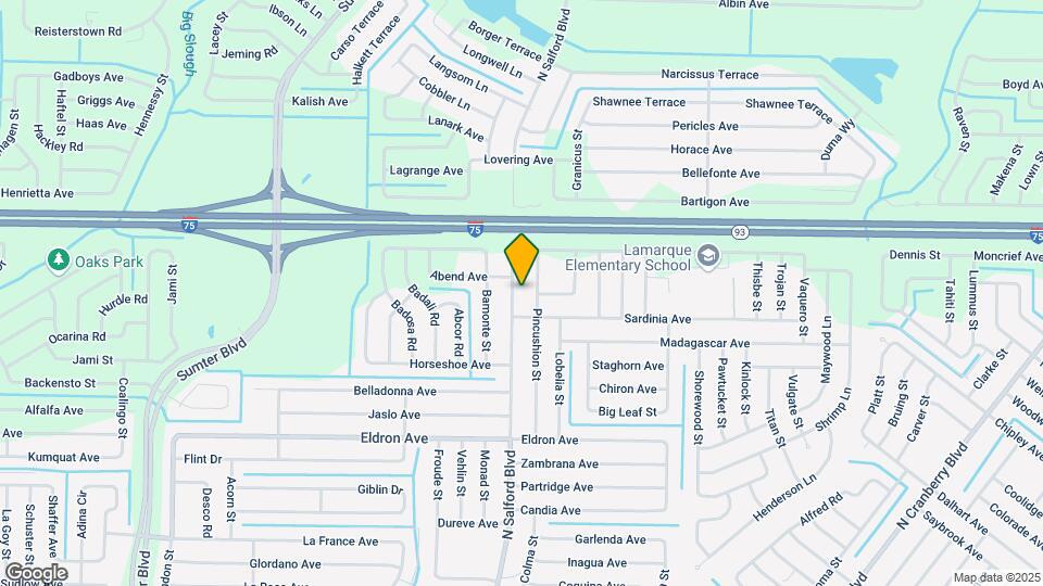 4628 N Salford Blvd Map and Location Details