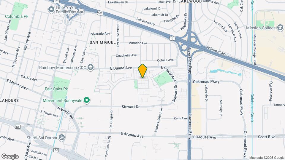 937 Glen Valley Terrace Mapa y Detalles de la Ubicación